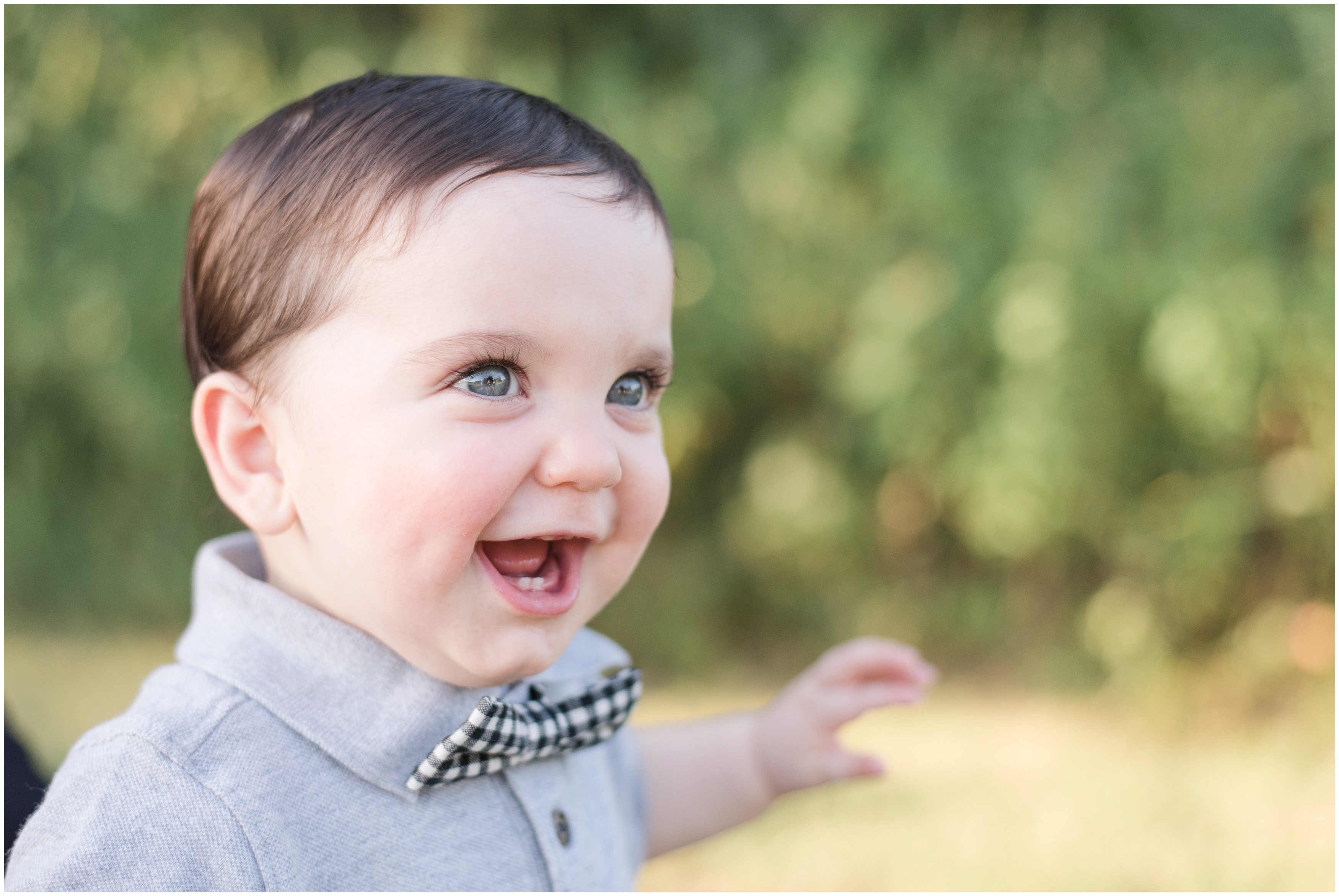 Kingwood photographer - 9 month milestone portrait session and fall family portraits
