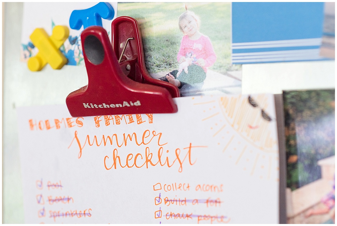 Kingwood photographer's summer checklist created with her daughters